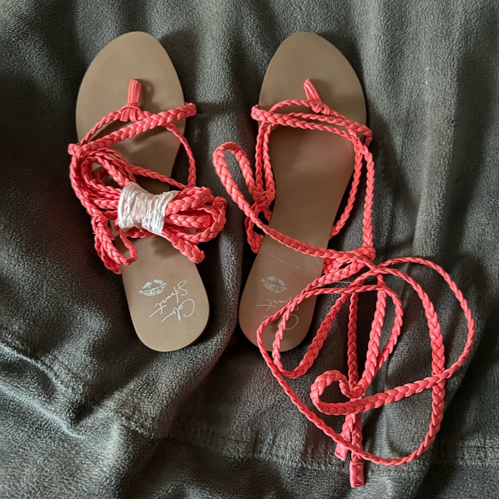 Colin Stuart Wrap Sandals